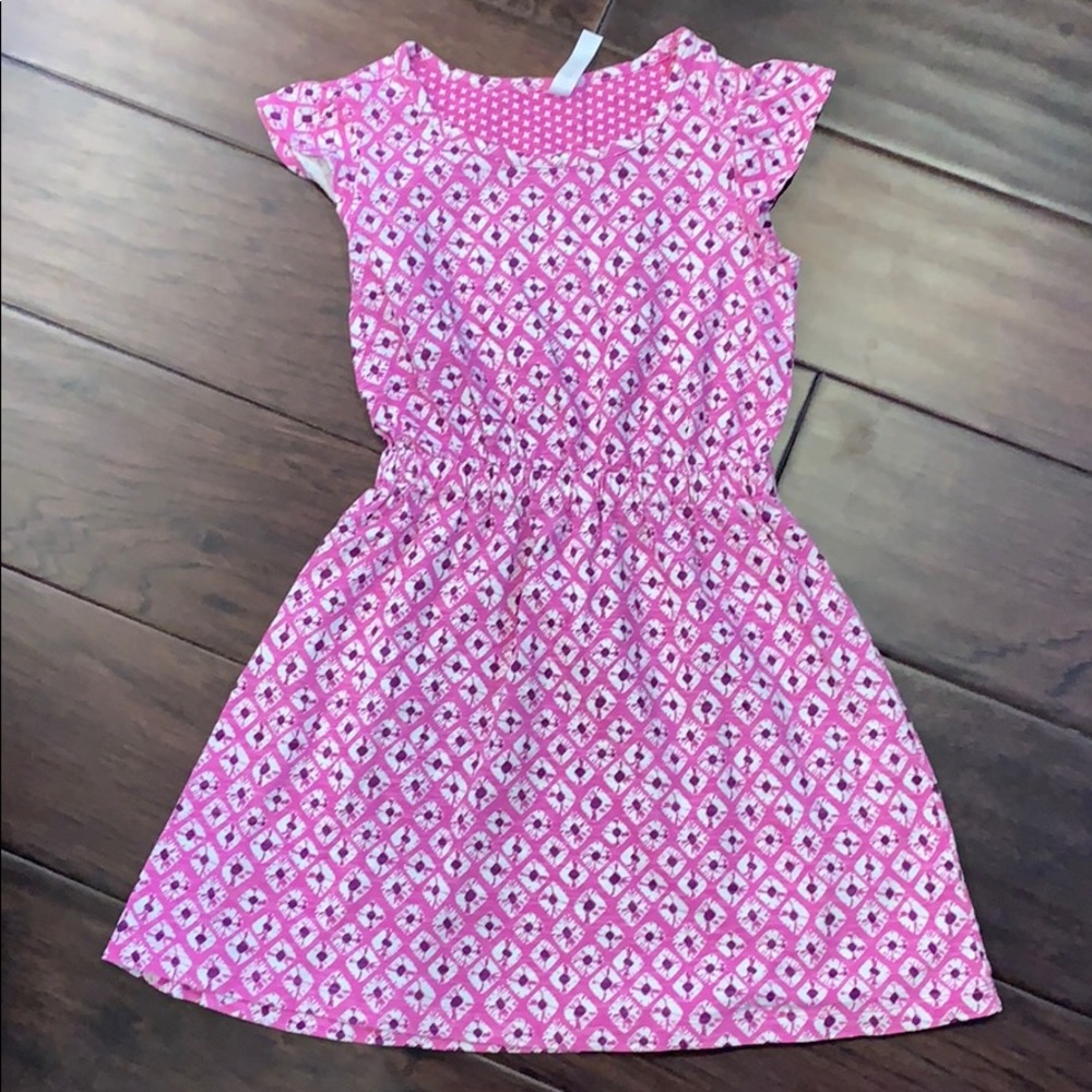 Cherokee Size Large 10 12 Geometric Pink Dress